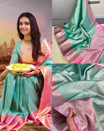 Premium Banarasi Tissue Soft Silk Saree