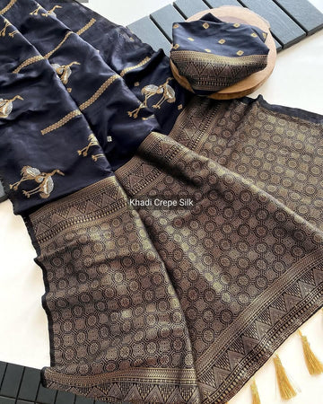 Premium Khadi Crepe Silk