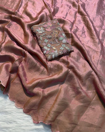 Space Silk with Designer Blouse
