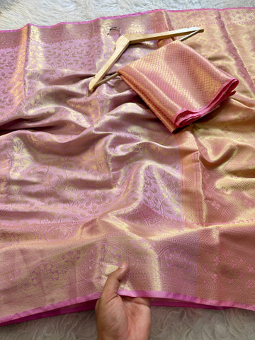 Soft Banarasi Tissue Silk Saree
