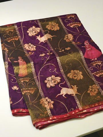 Premium Quality H.O Silk Saree