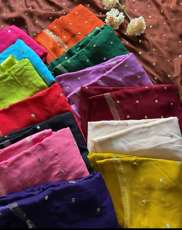 Trending Viscose Georgette Sarees