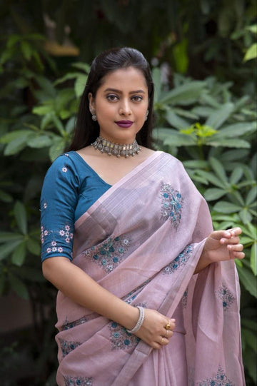 Elegant Linen Sarees