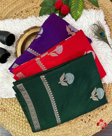 Premium Raw Mango Silk Sarees