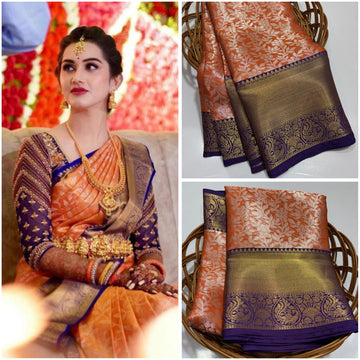 Soft Banarasi Tissue Silk Saree