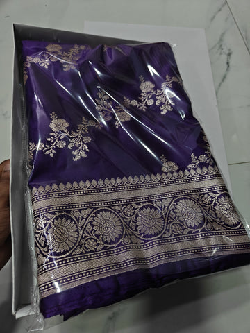 Premium Banarasi Mashru Silk Saree