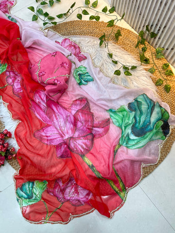 Premium Soft Teby Silk Saree