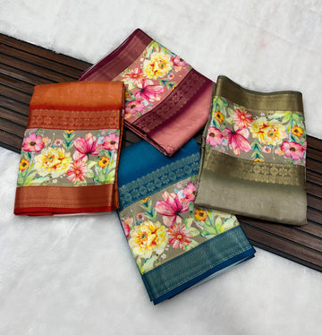 Pure Dola Lichi Silk Sarees