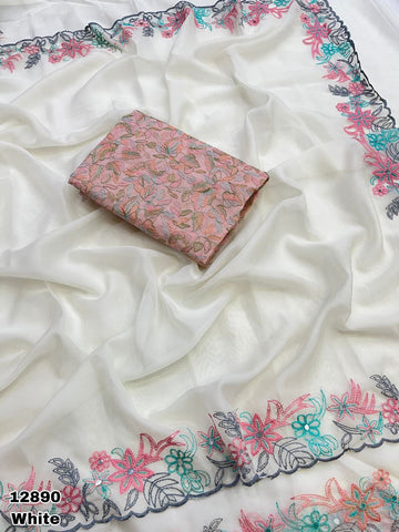 Soft Tebby Organza Saree