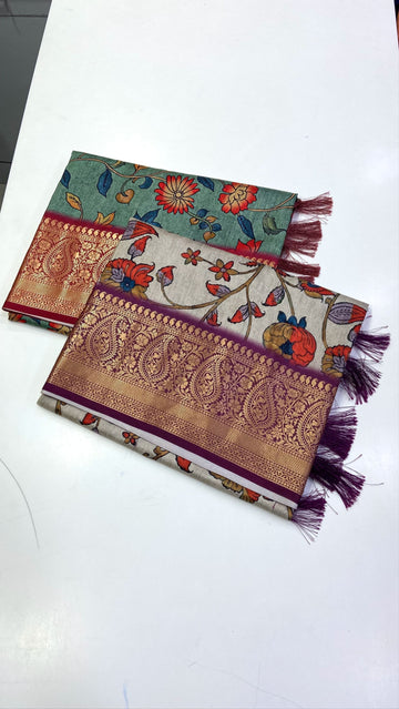 Premium Soft Tussar Silk Saree