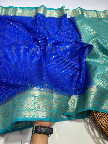 PURE BANARASI DYBLE CHINIYA SOFT SILK