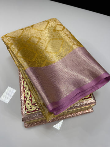 Premium Soft Banarasi Tissue Saree