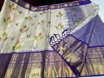 Premium Soft Banarasi Tissue Silk