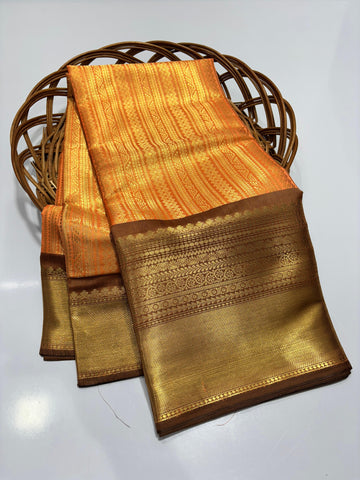 Pure Banarasi Soft Tissue Katan Silk Saree