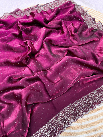 Pure Soft Space Silk Sarees in 20+ Colors