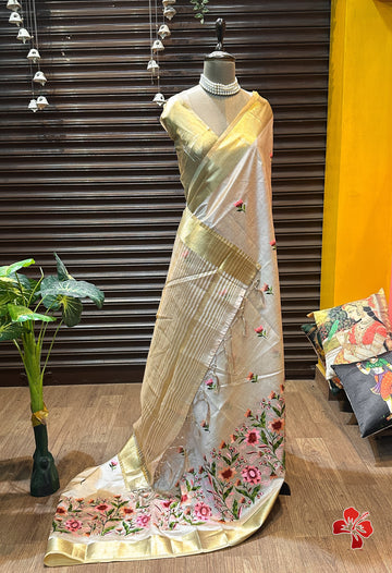 Luxury Premium Tussar Silk Saree
