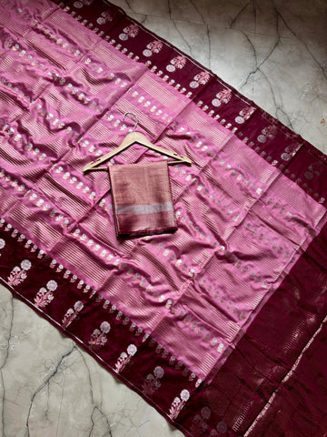 Banarasi Semi Georgette Handloom saree