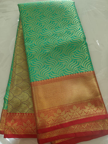 Soft Banarasi Tissue Pattu Silk Saree