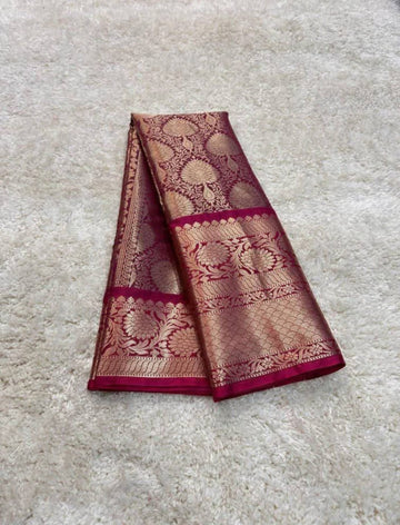 Banarasi katan Soft Tissue Silk
