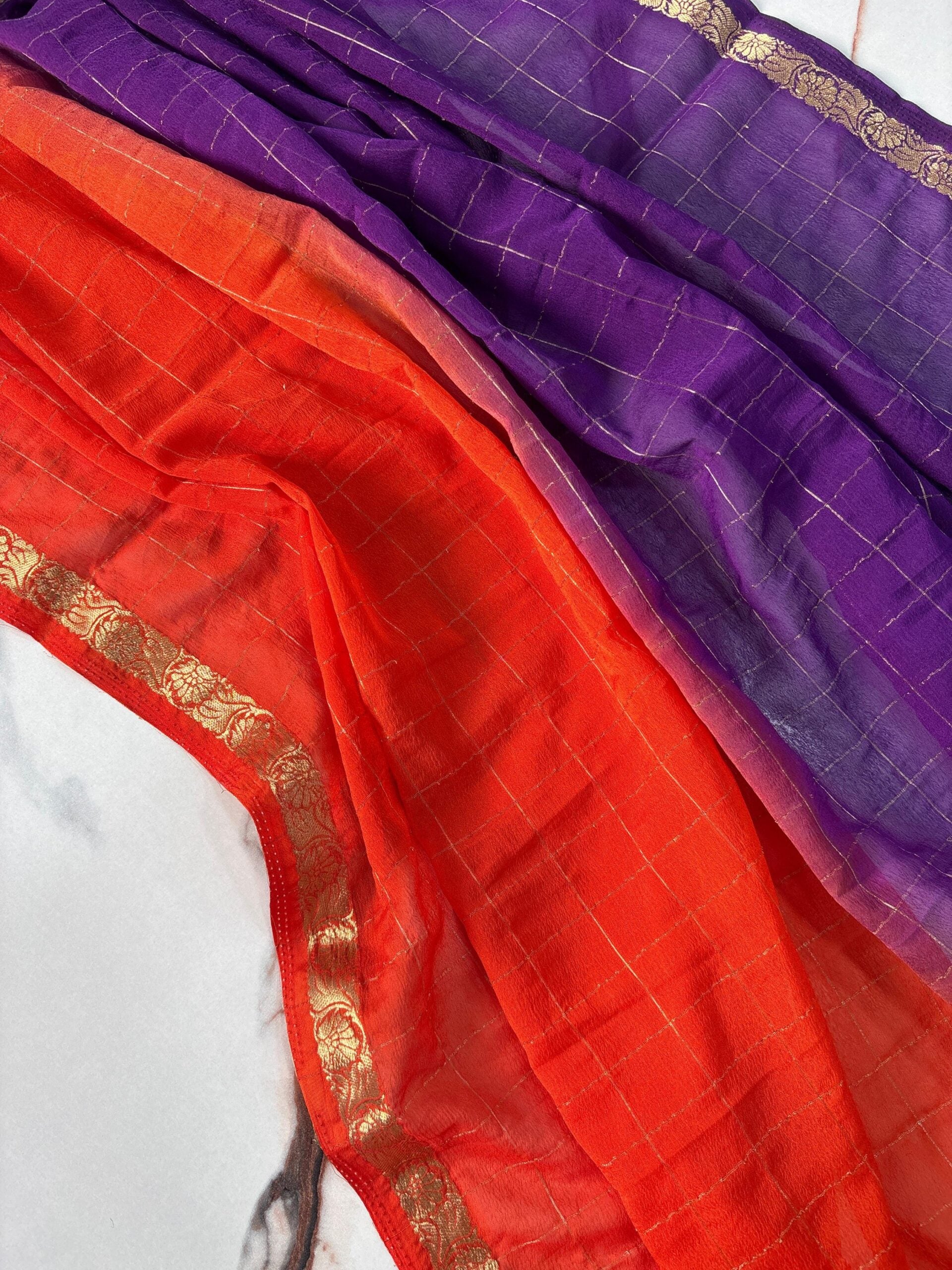 Trending Chex with Viscose Chinnon Saree