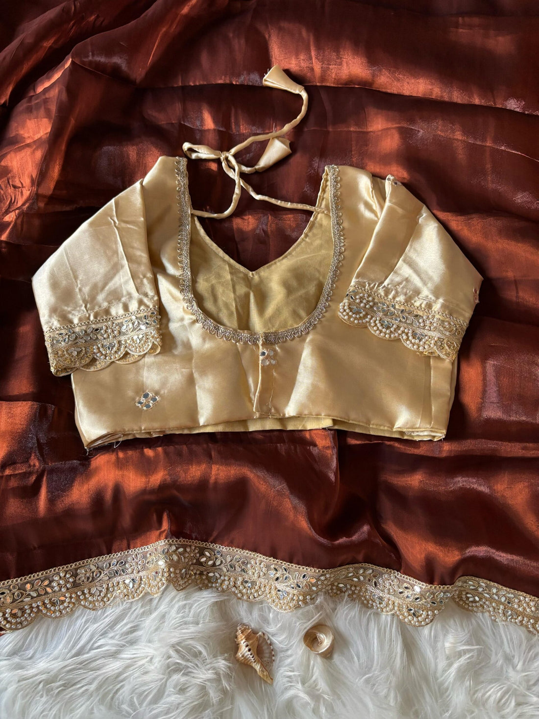 Glass Jimmy Choo with cutwork Lace