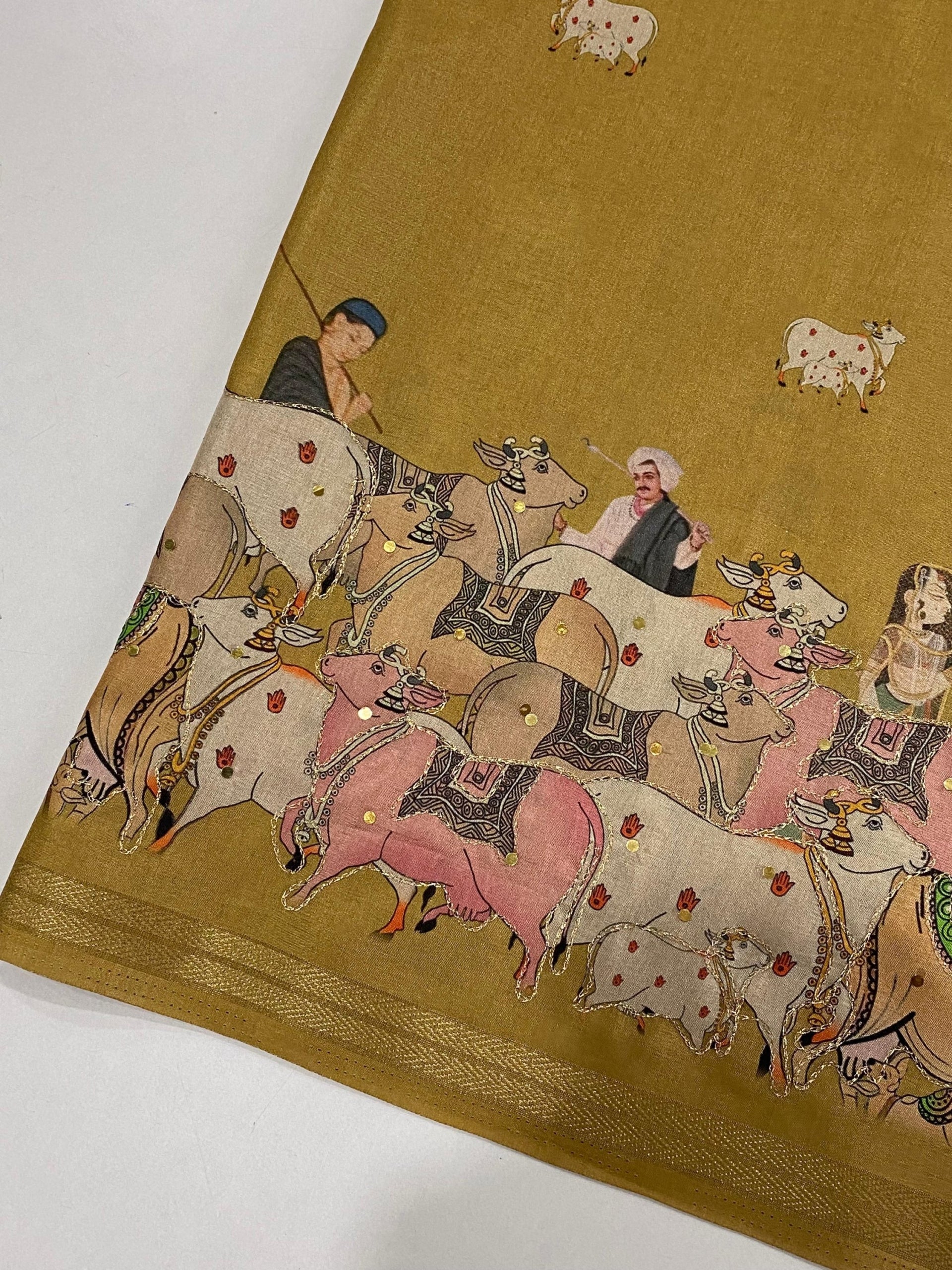 Premium Dola silk sarees with embroidery