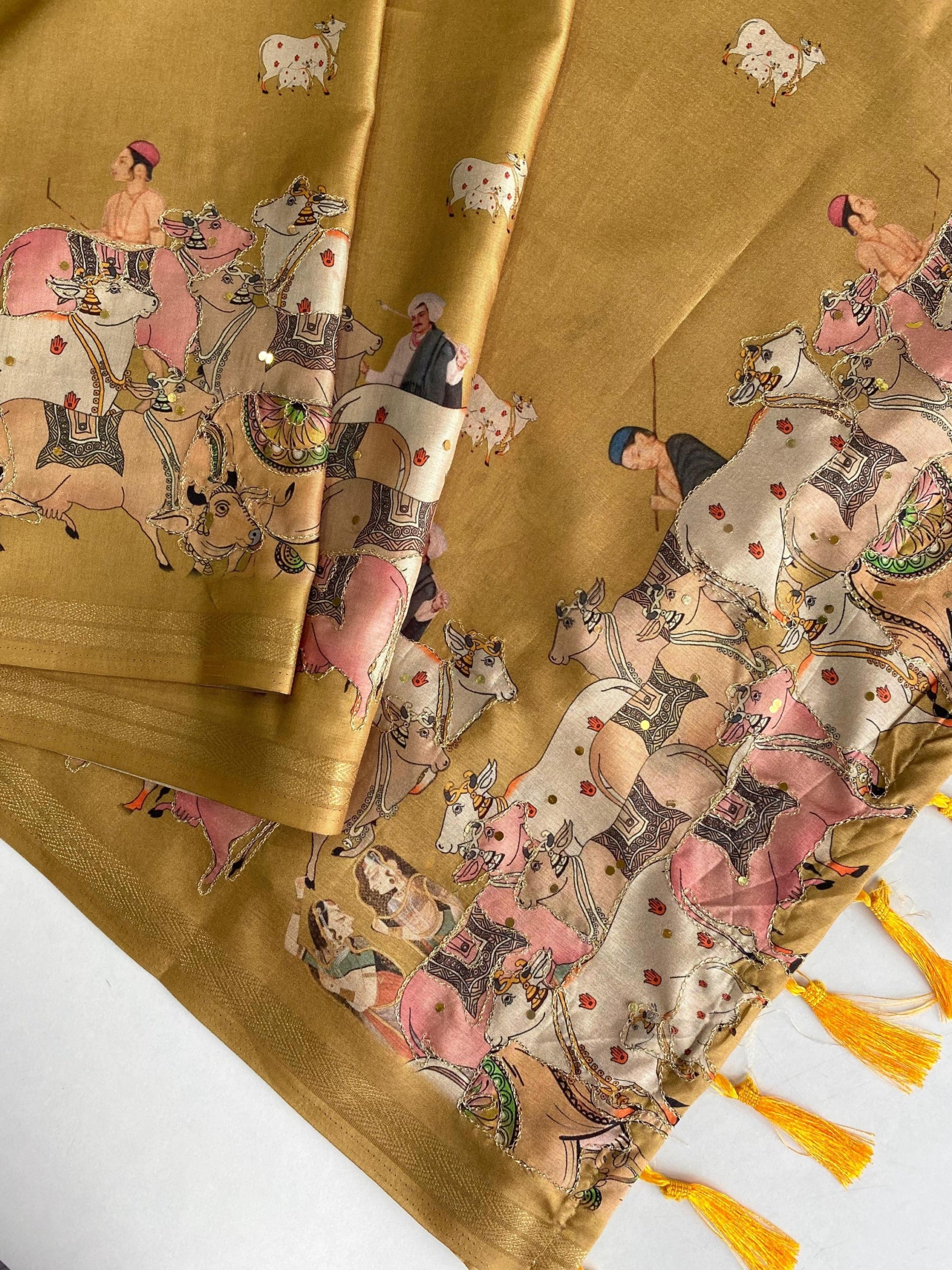 Premium Dola silk sarees with embroidery
