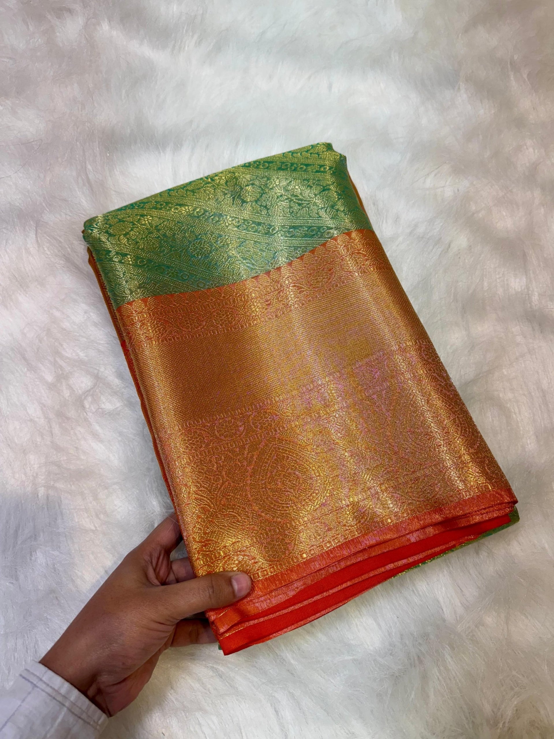 kanchipuram tissue silk saree