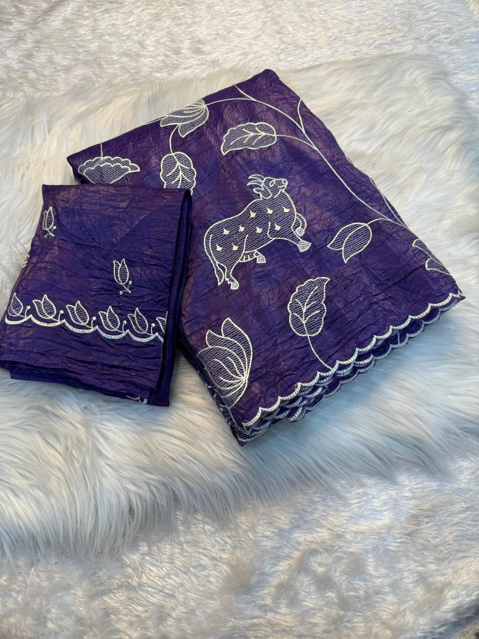 Soft Crunchy designer Saree