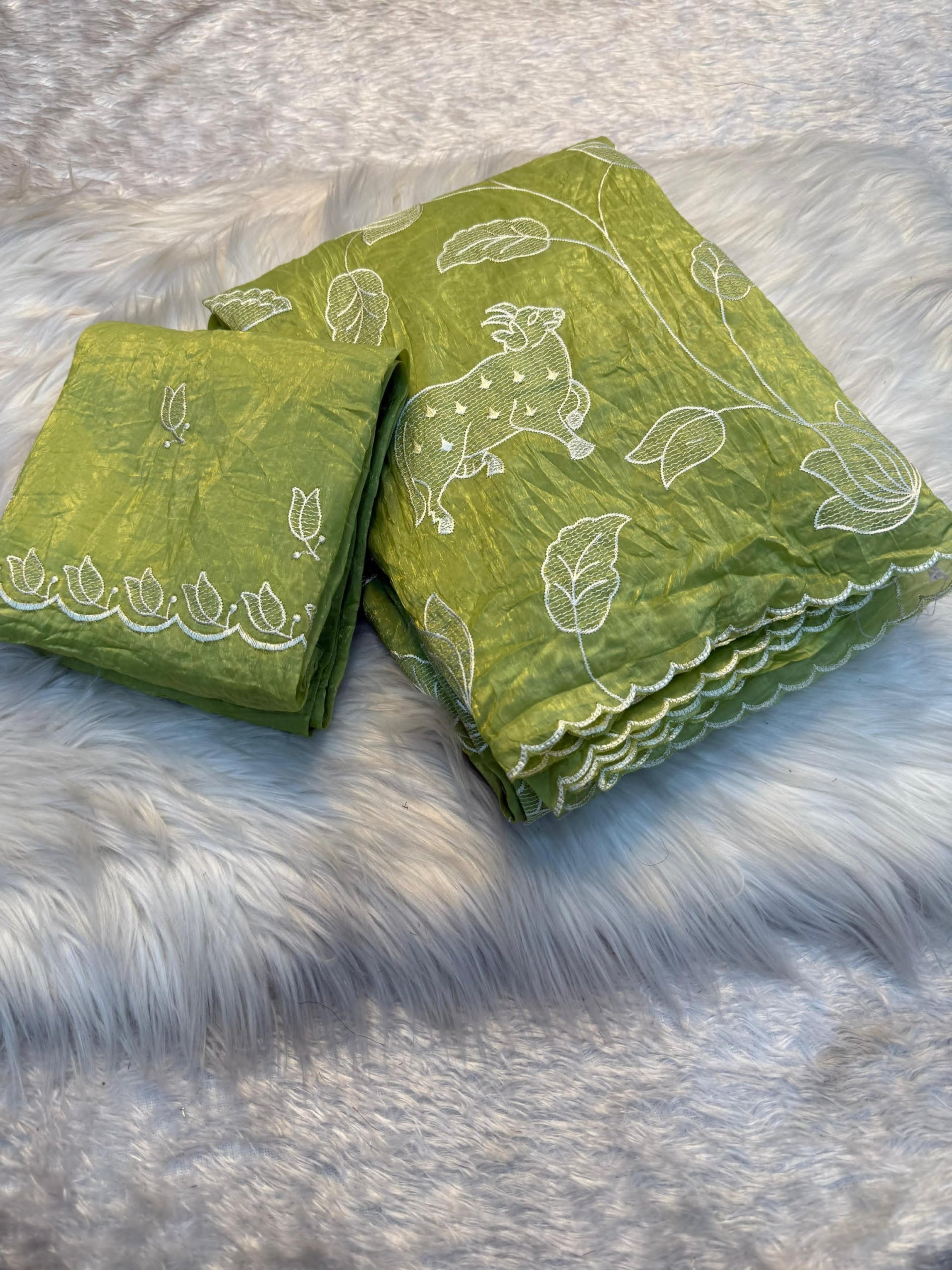 Soft Crunchy designer Saree