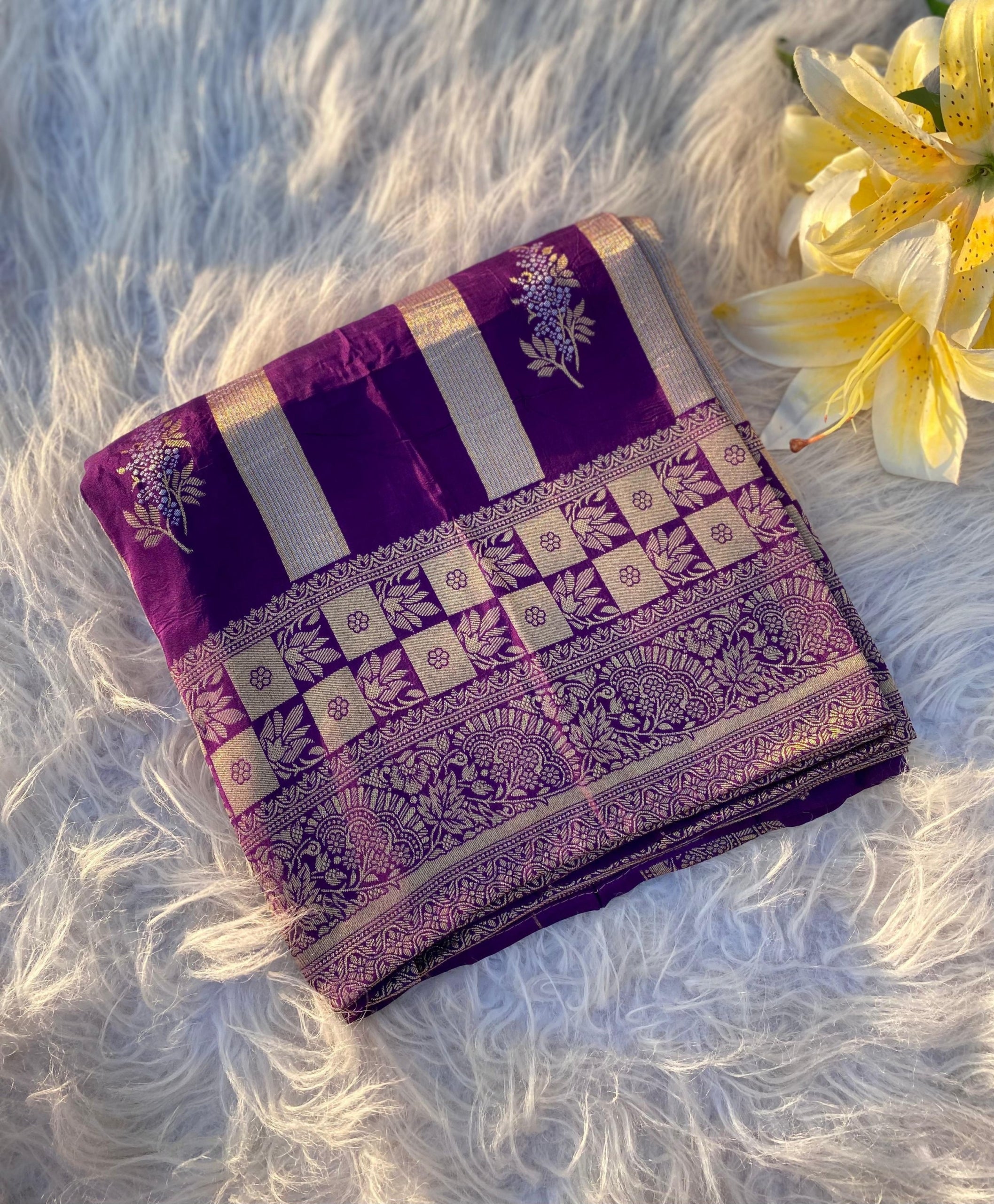 Soft Mushroo Silk Saree