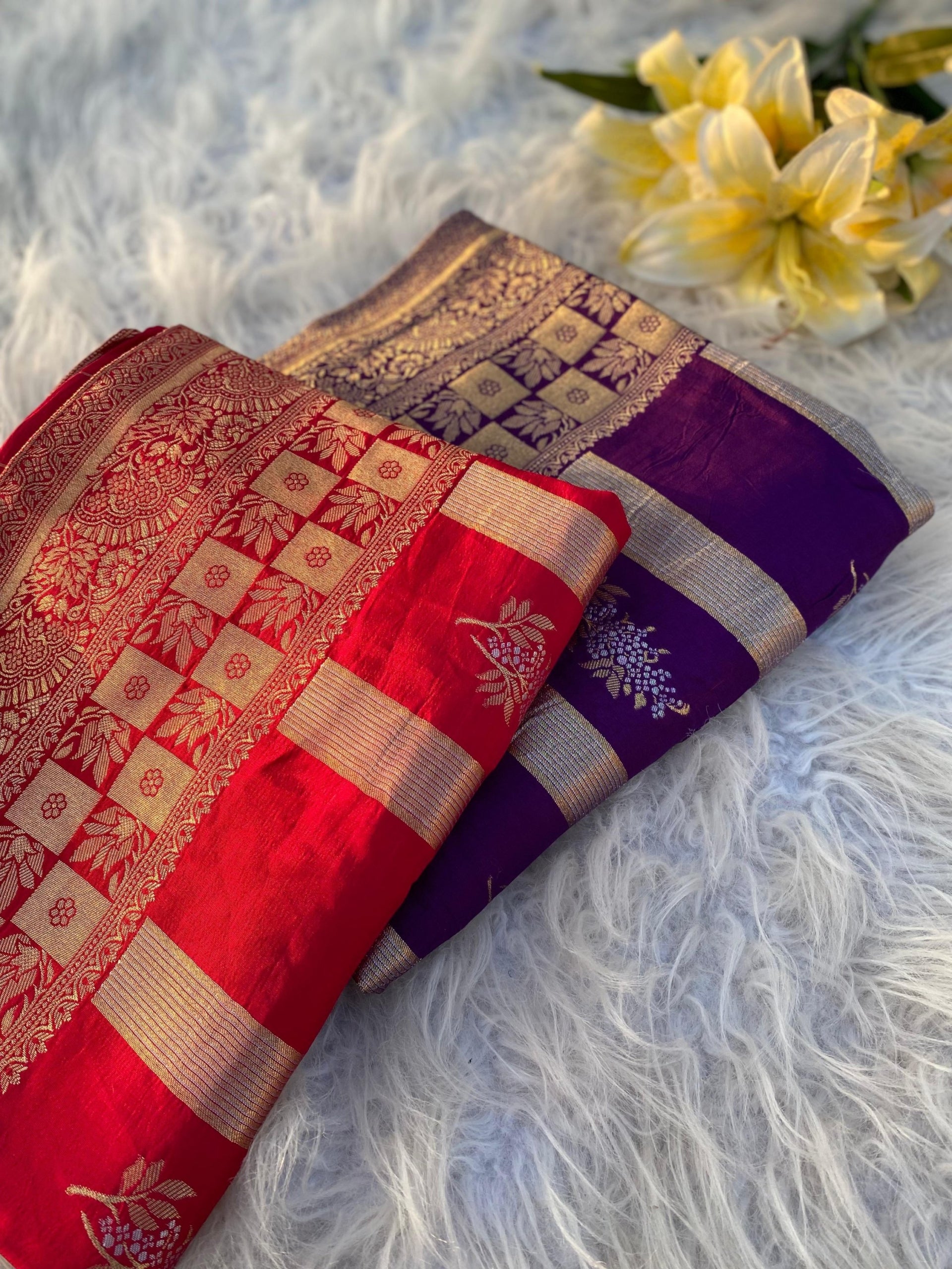 Soft Mushroo Silk Saree