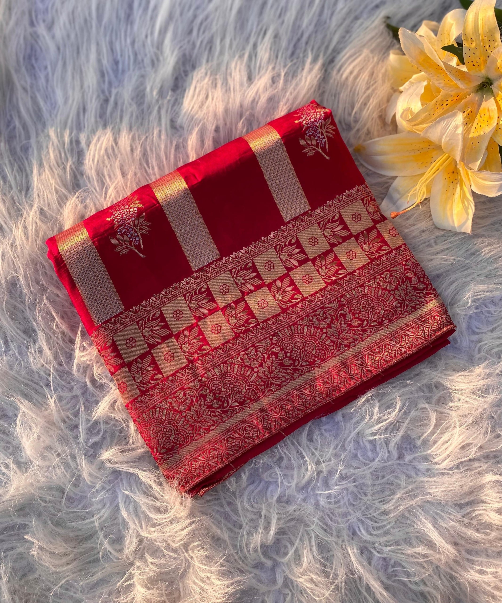Soft Mushroo Silk Saree