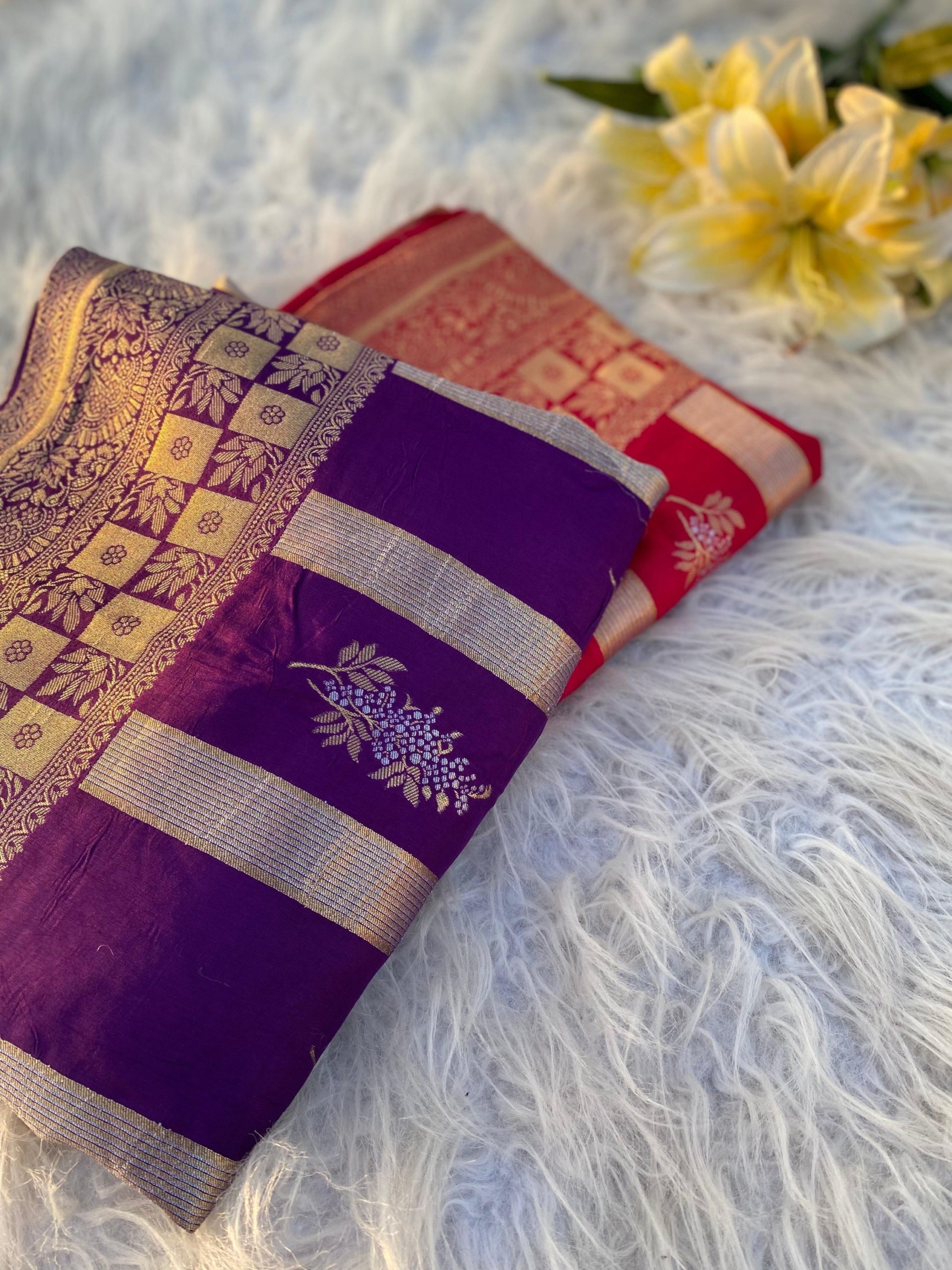 Soft Mushroo Silk Saree