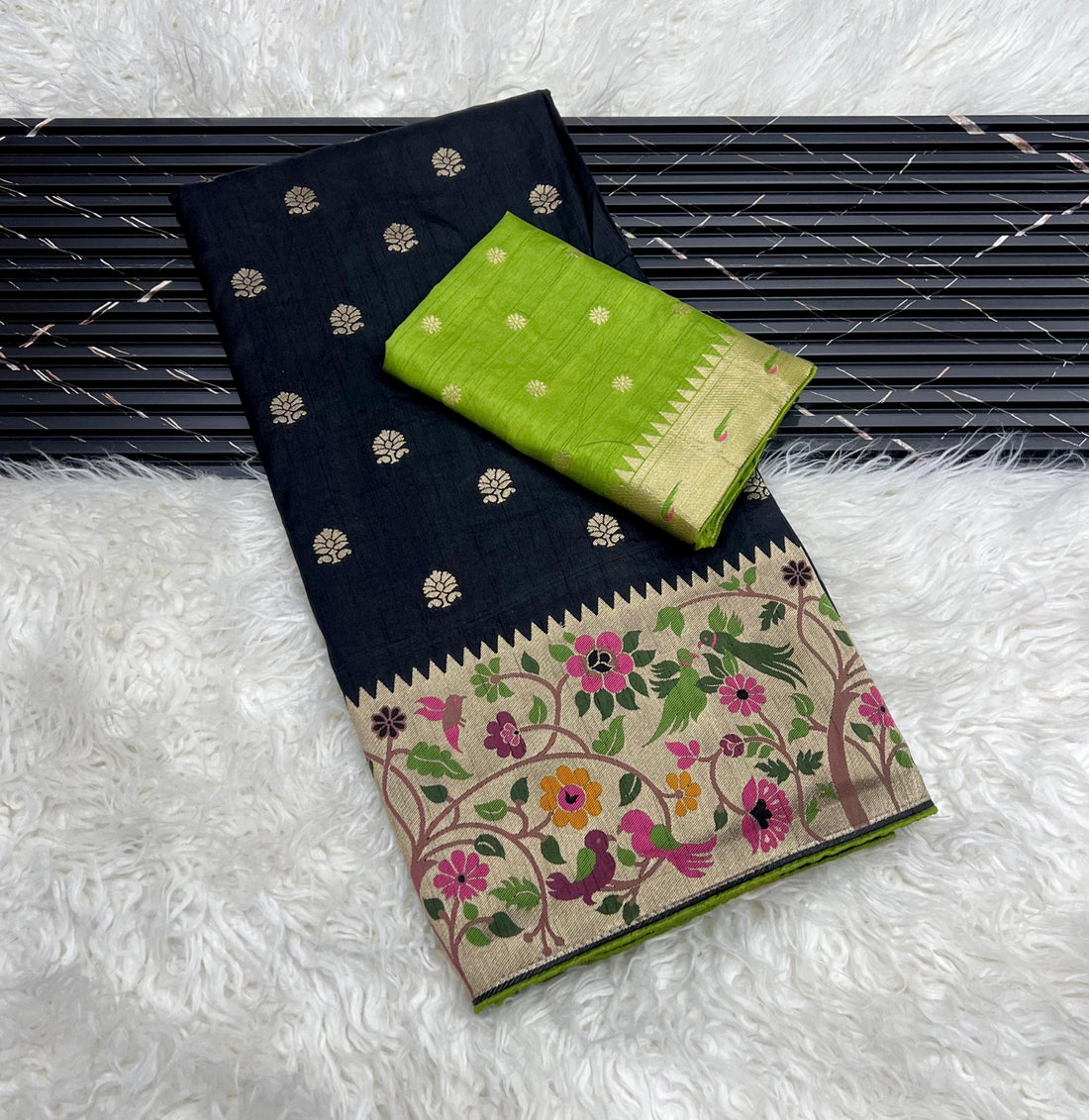 Pure Banarasi Dola Silk