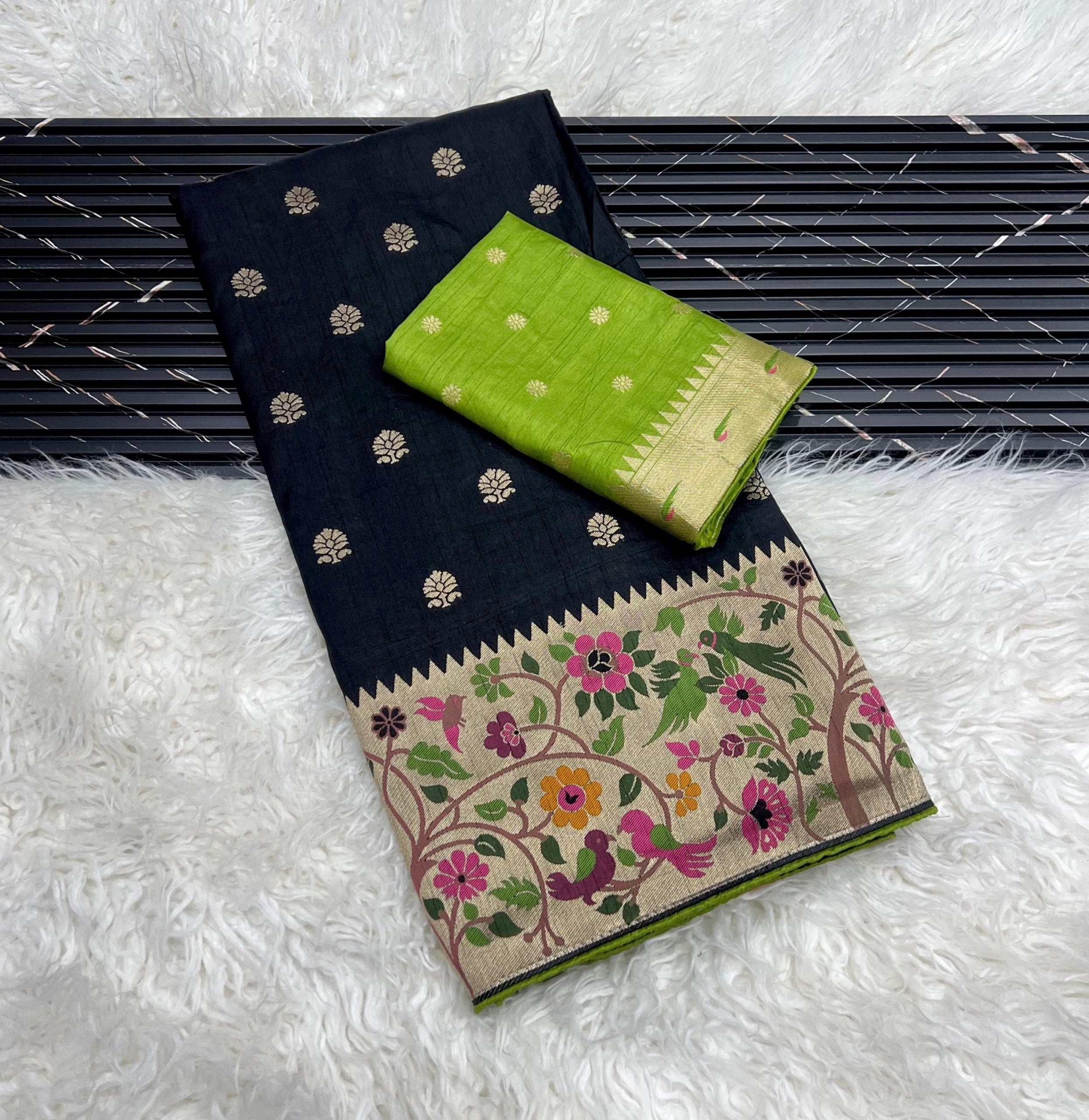 Pure Banarasi Dola Silk