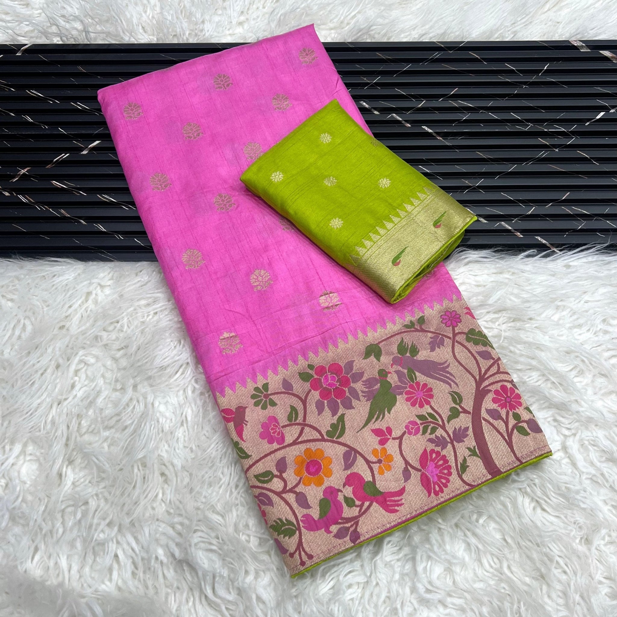 Pure Banarasi Dola Silk