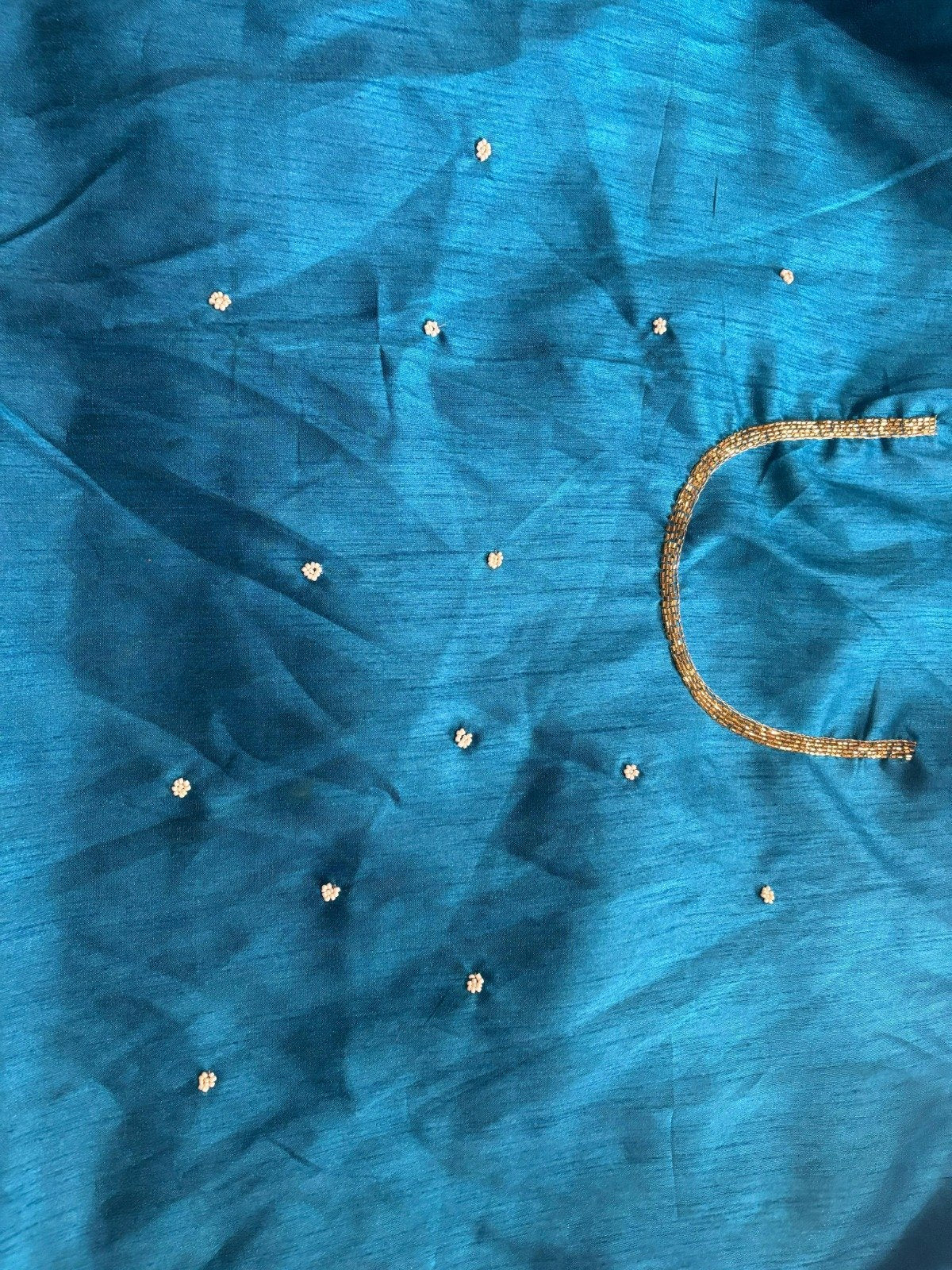 Soft Chinnon Saree with Cutdana Work