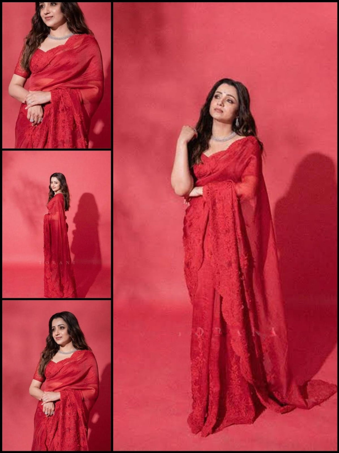Rich and Premium Soft Silky Flowy Organza Saree