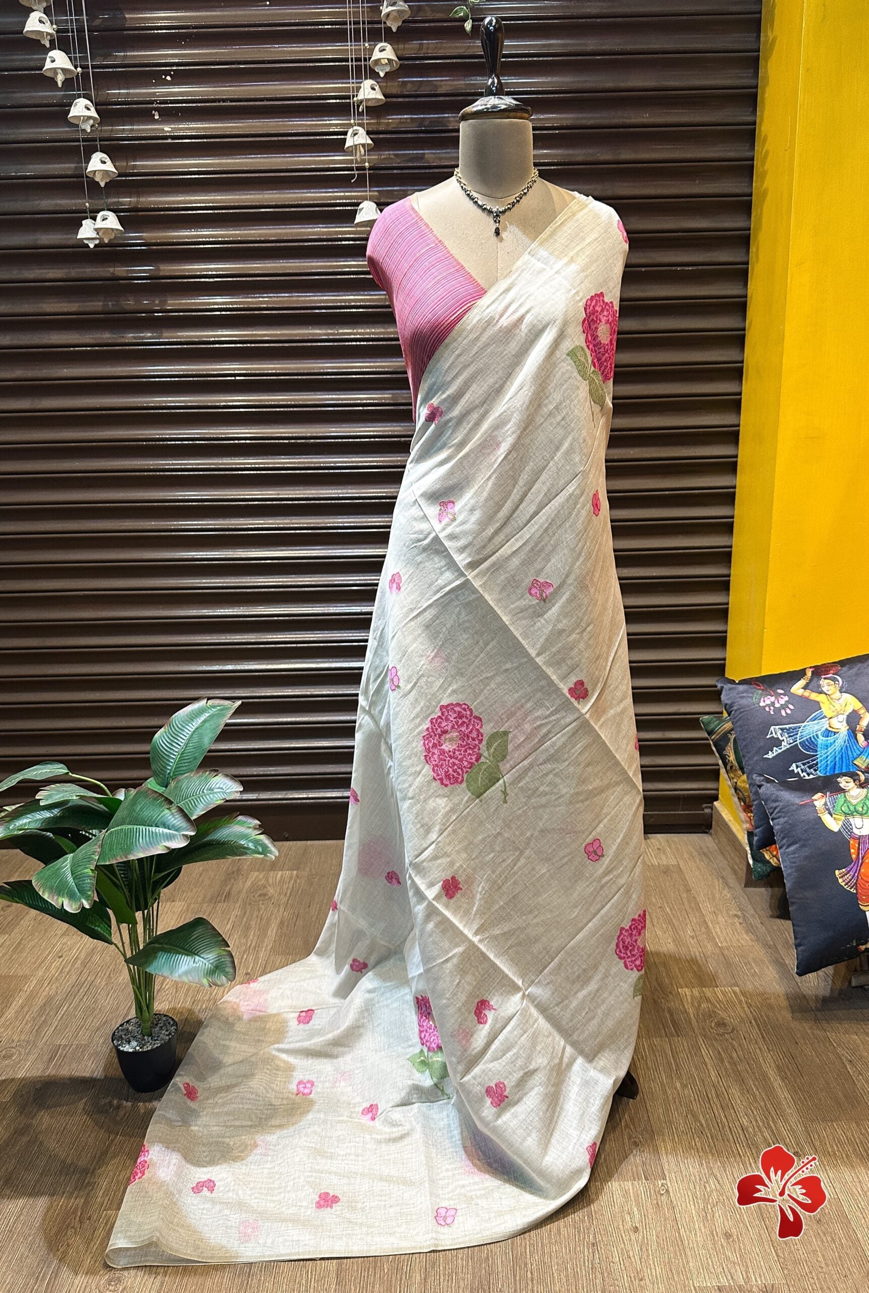Jamdhani Mul Mul Cotton Sarees