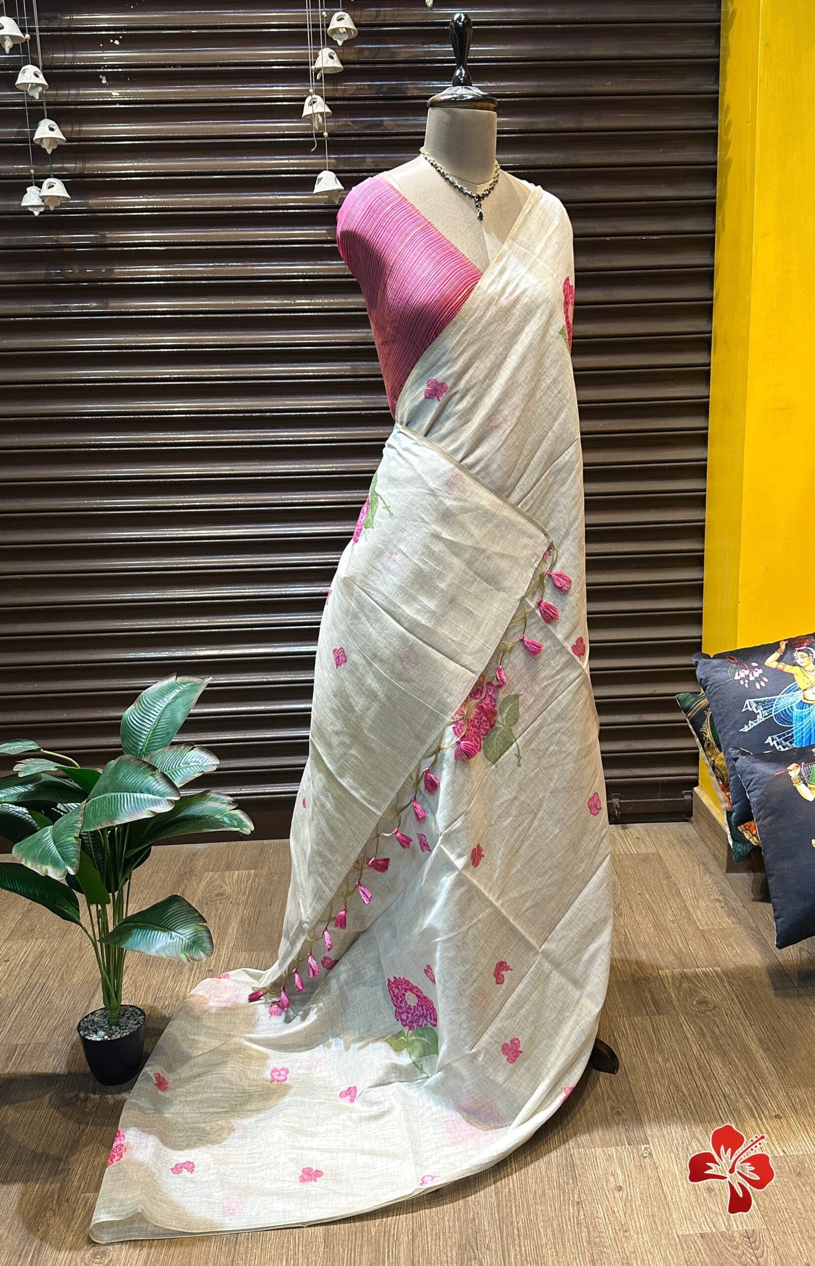 Jamdhani Mul Mul Cotton Sarees