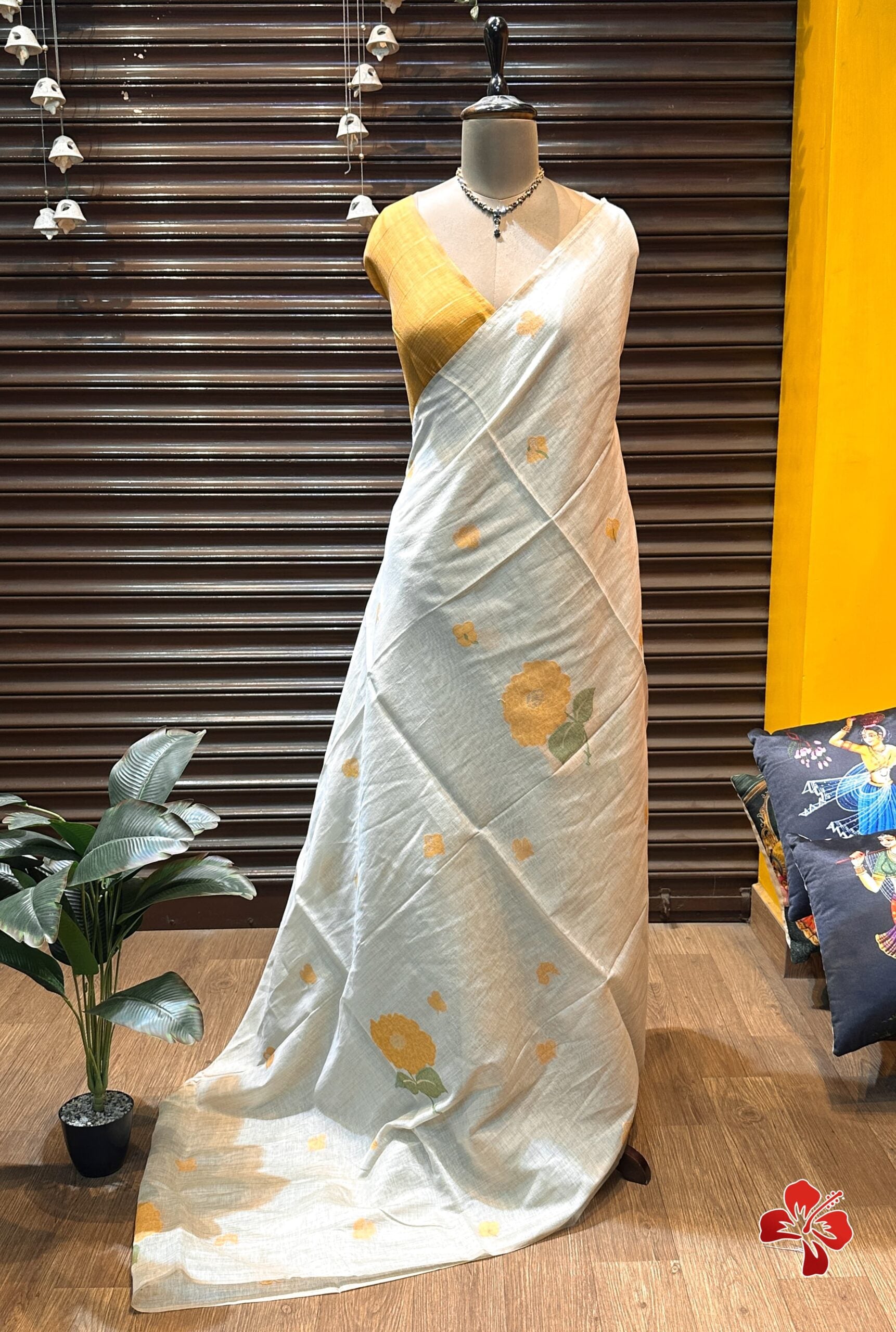 Jamdhani Mul Mul Cotton Sarees
