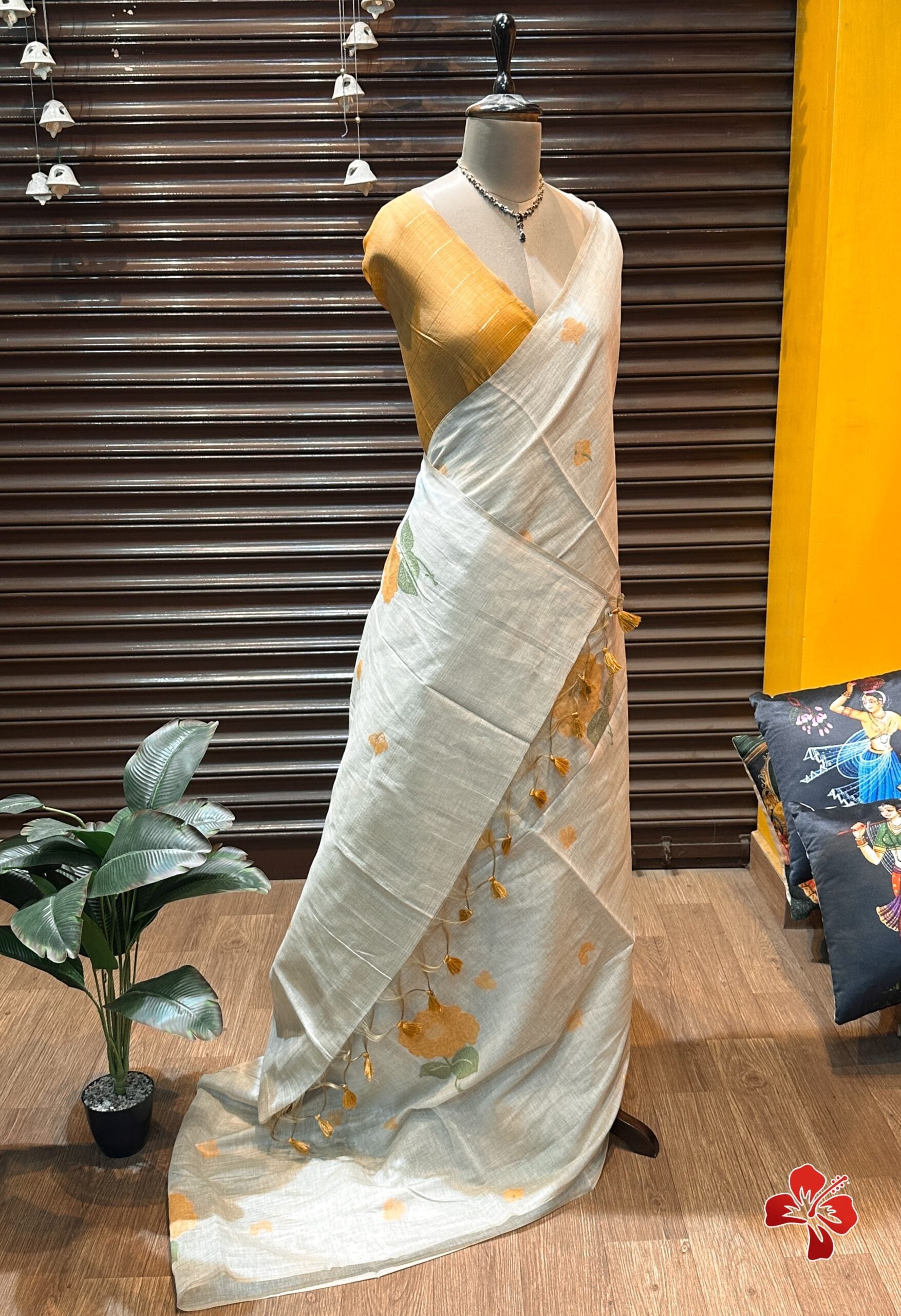 Jamdhani Mul Mul Cotton Sarees