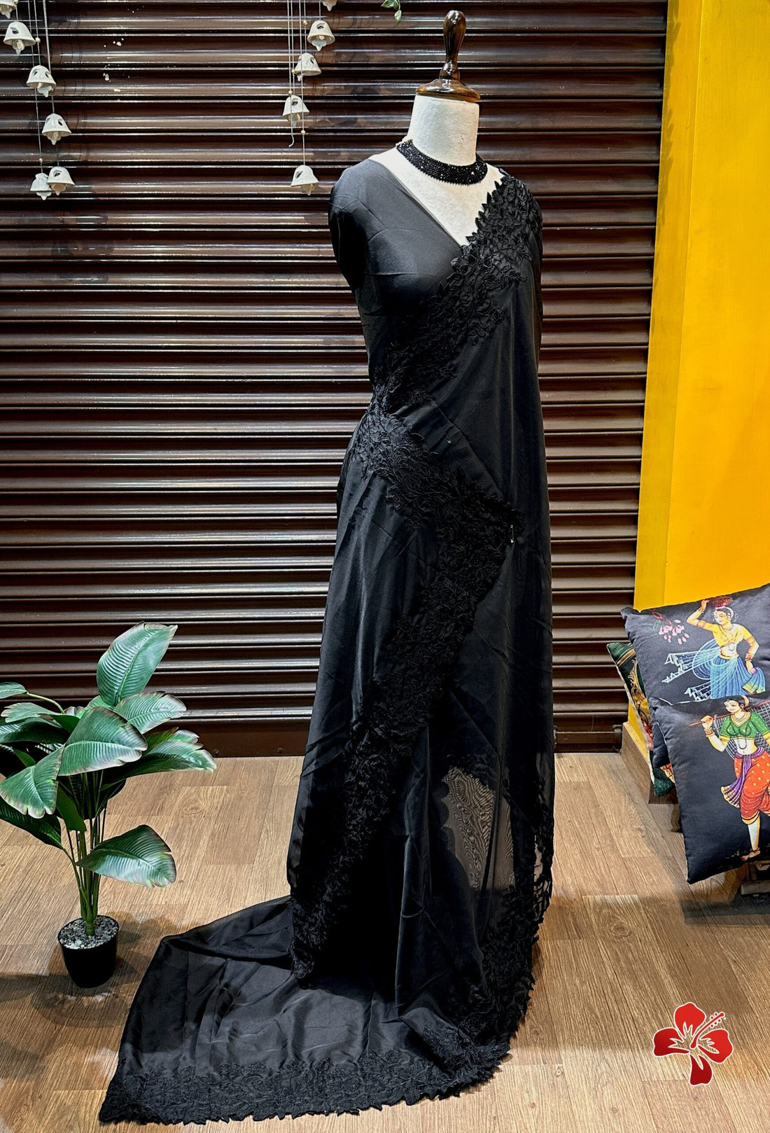 Rich and Premium Soft Silky Flowy Organza Sare