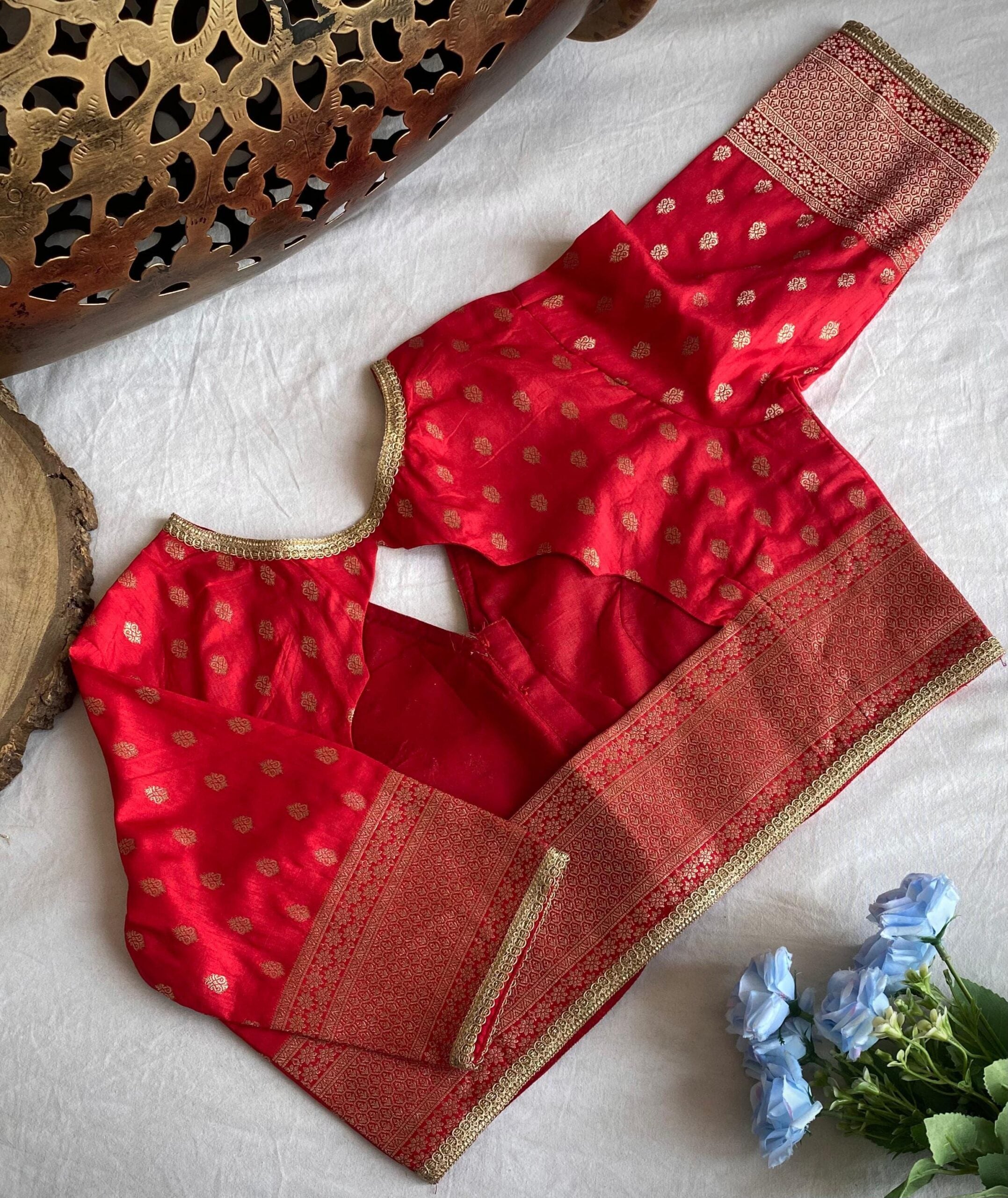 Premium Dola Saree with Stitched Blouse
