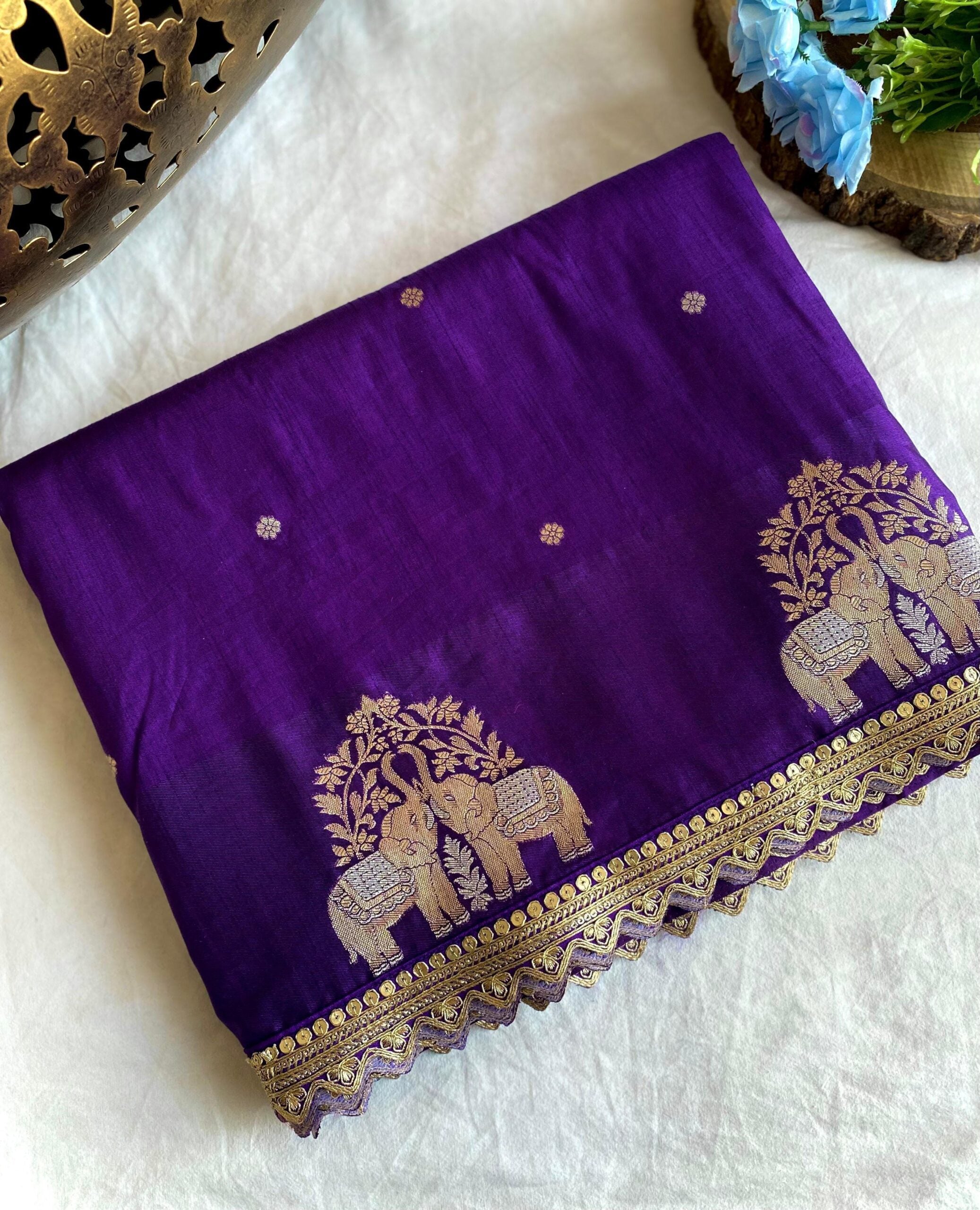 Premium Dola Saree with Stitched Blouse