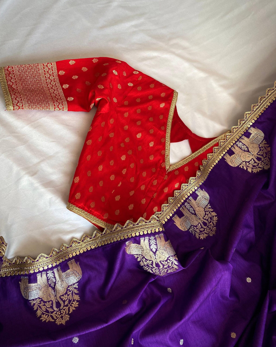 Premium Dola Saree with Stitched Blouse