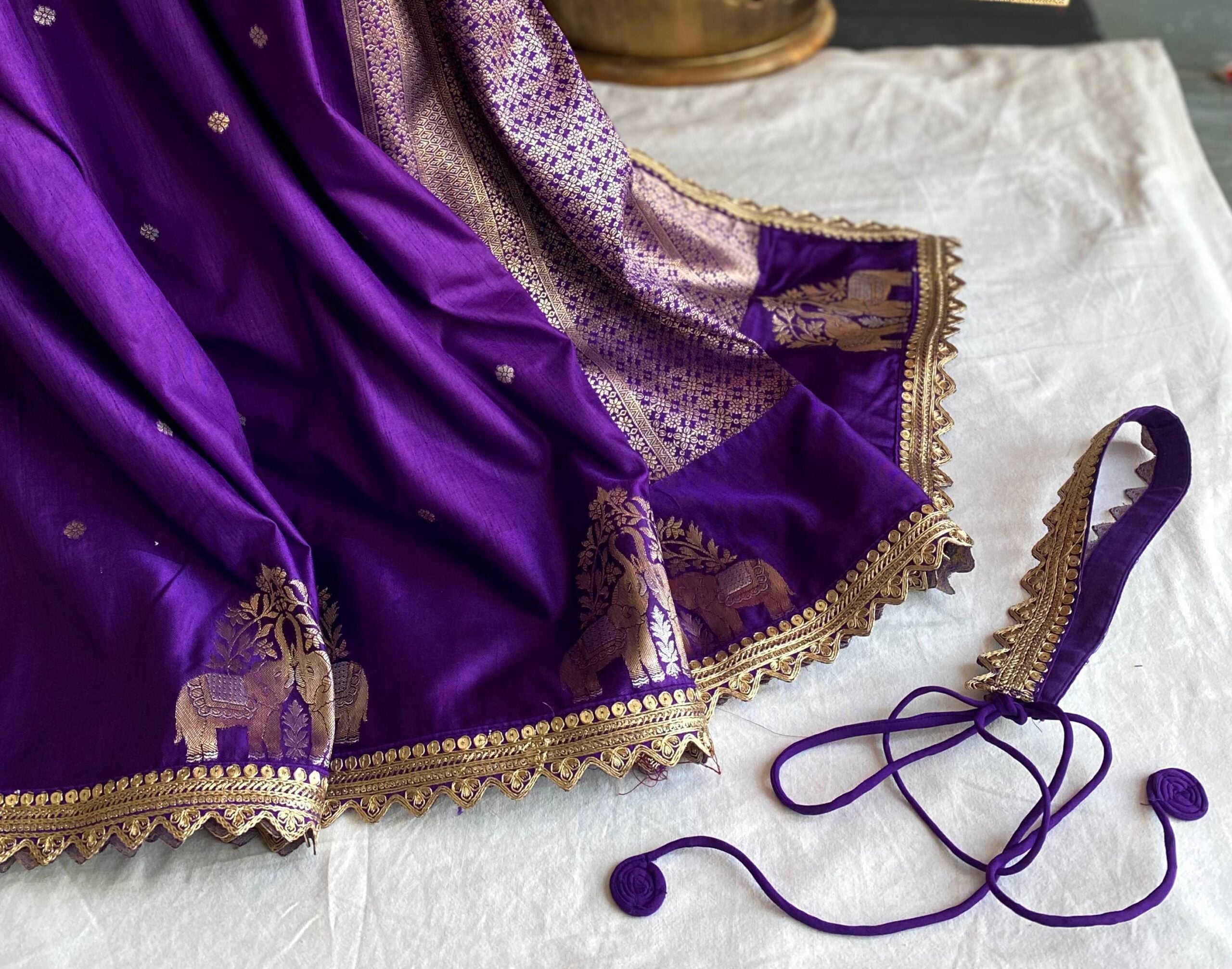 Premium Dola Saree with Stitched Blouse