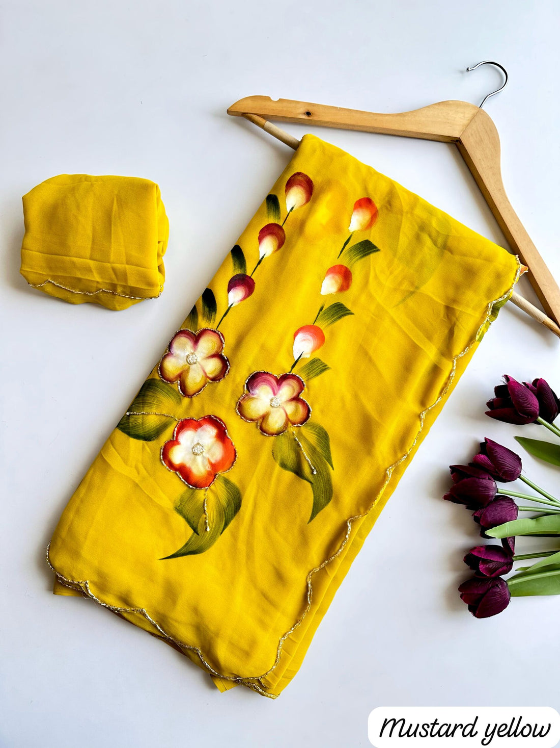 Exclusive Georgette with Handwork