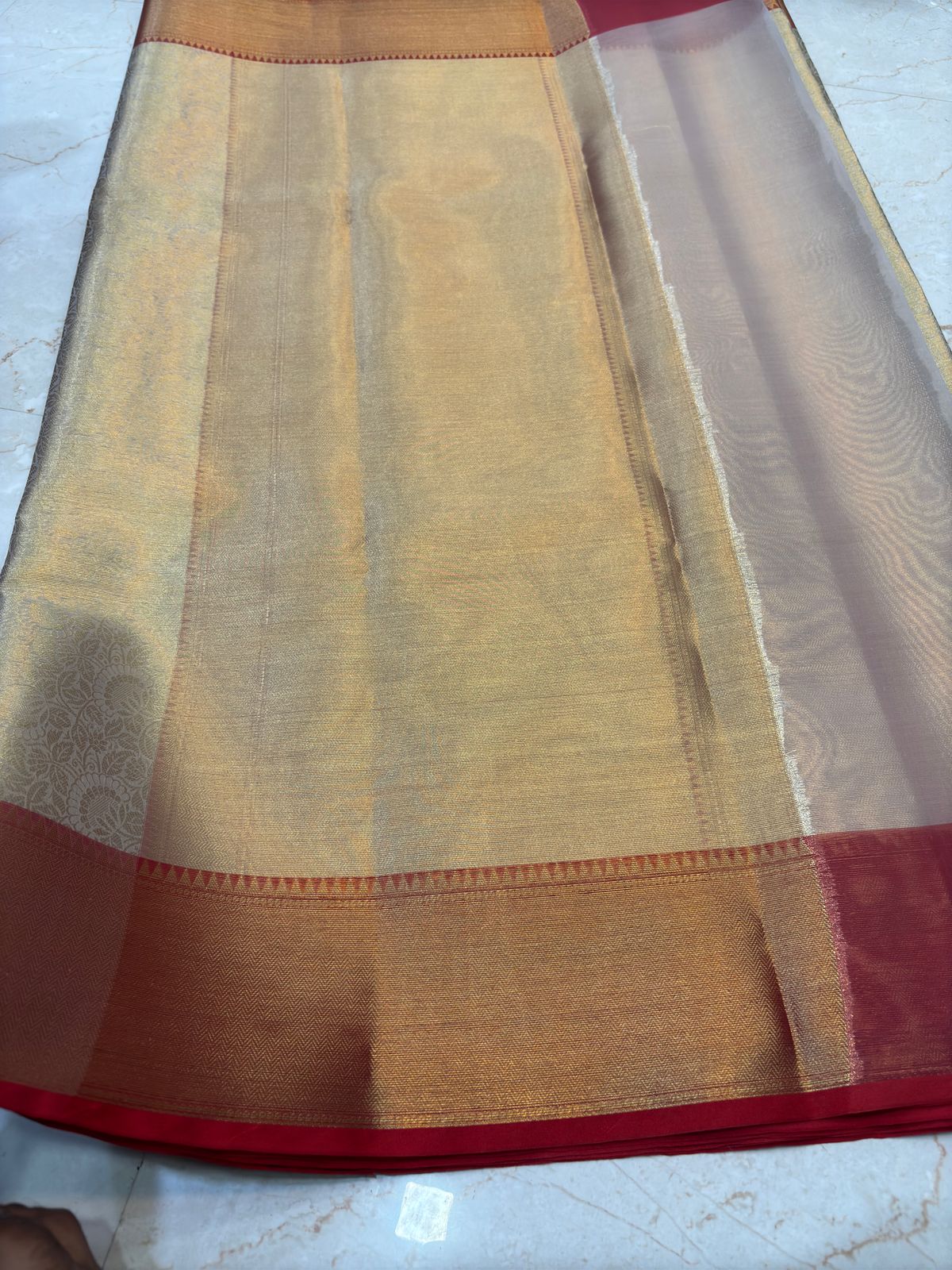 Premium Cream Soft Banarasi Silk